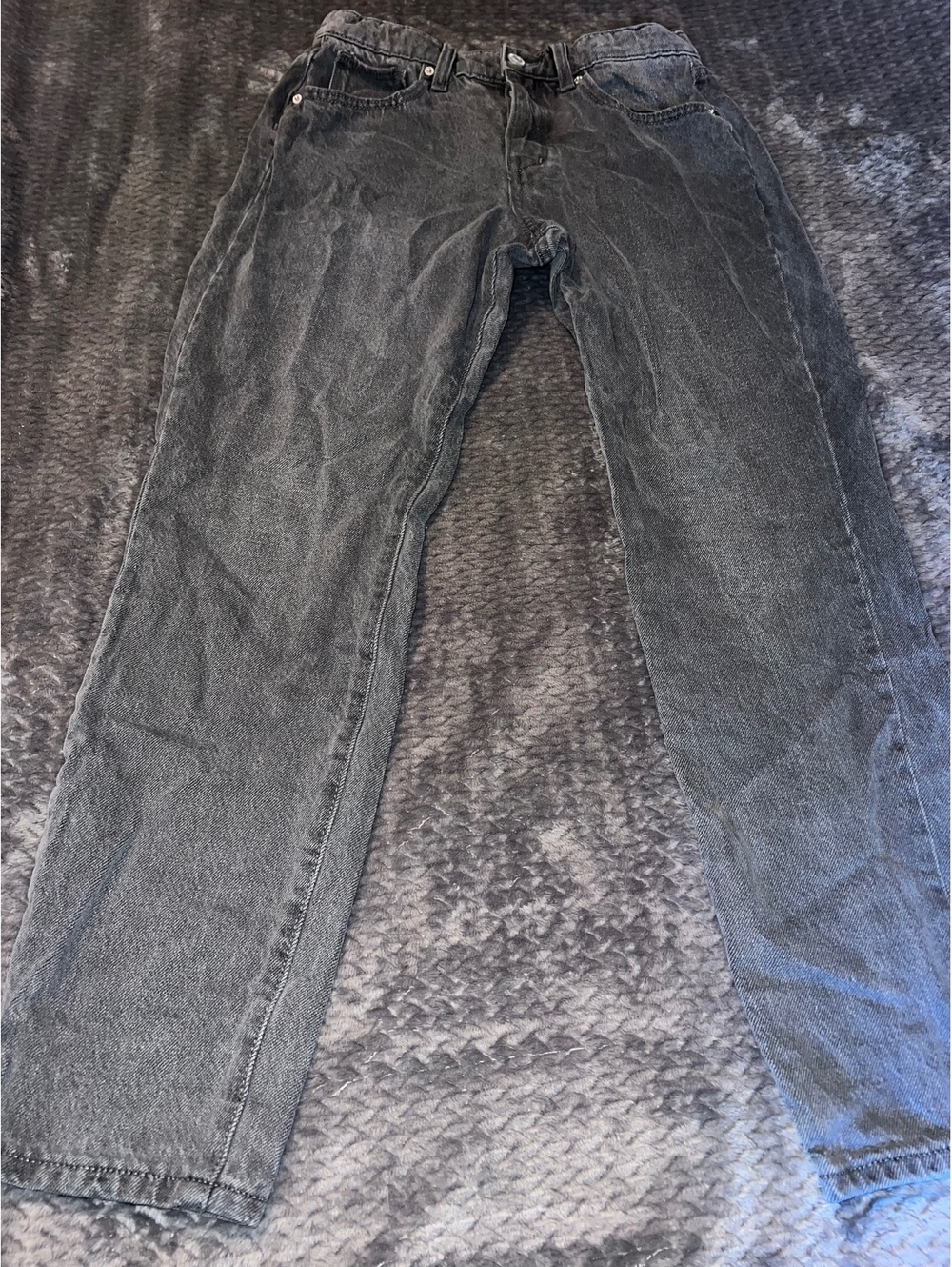 Old Navy High Rise, OG Straight, grey wash girls jeans, size 16